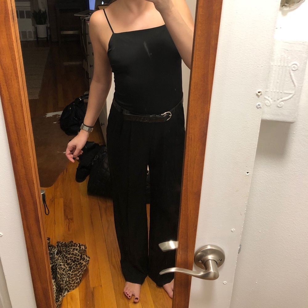 NEW Black Theory Silk Jumpsuit